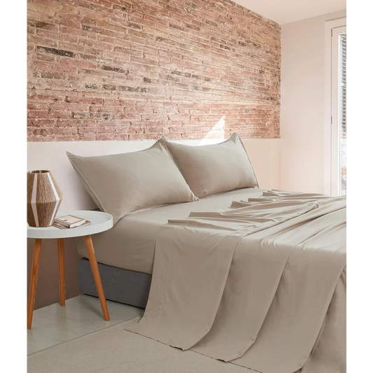 Vintage Washed Microfiber Sheet Set with 2 Pillowcases