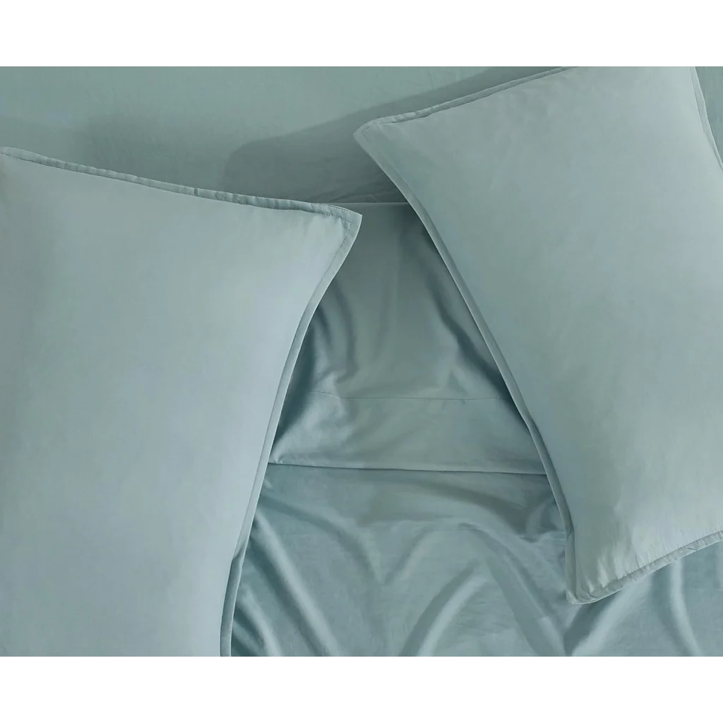 Vintage Washed Microfiber Sheet Set with 2 Pillowcases