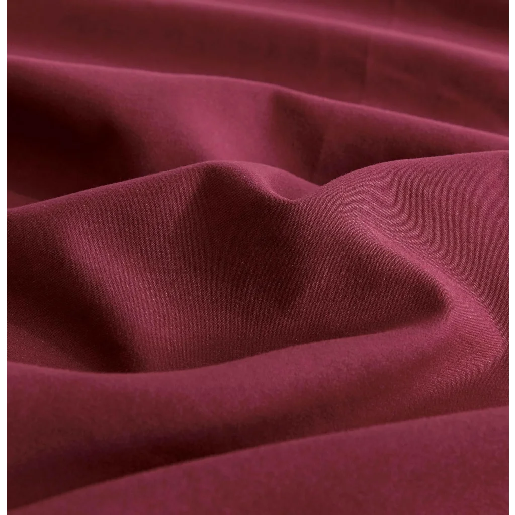 Vintage Washed Microfibre Quilt Cover Set (Burgundy Super