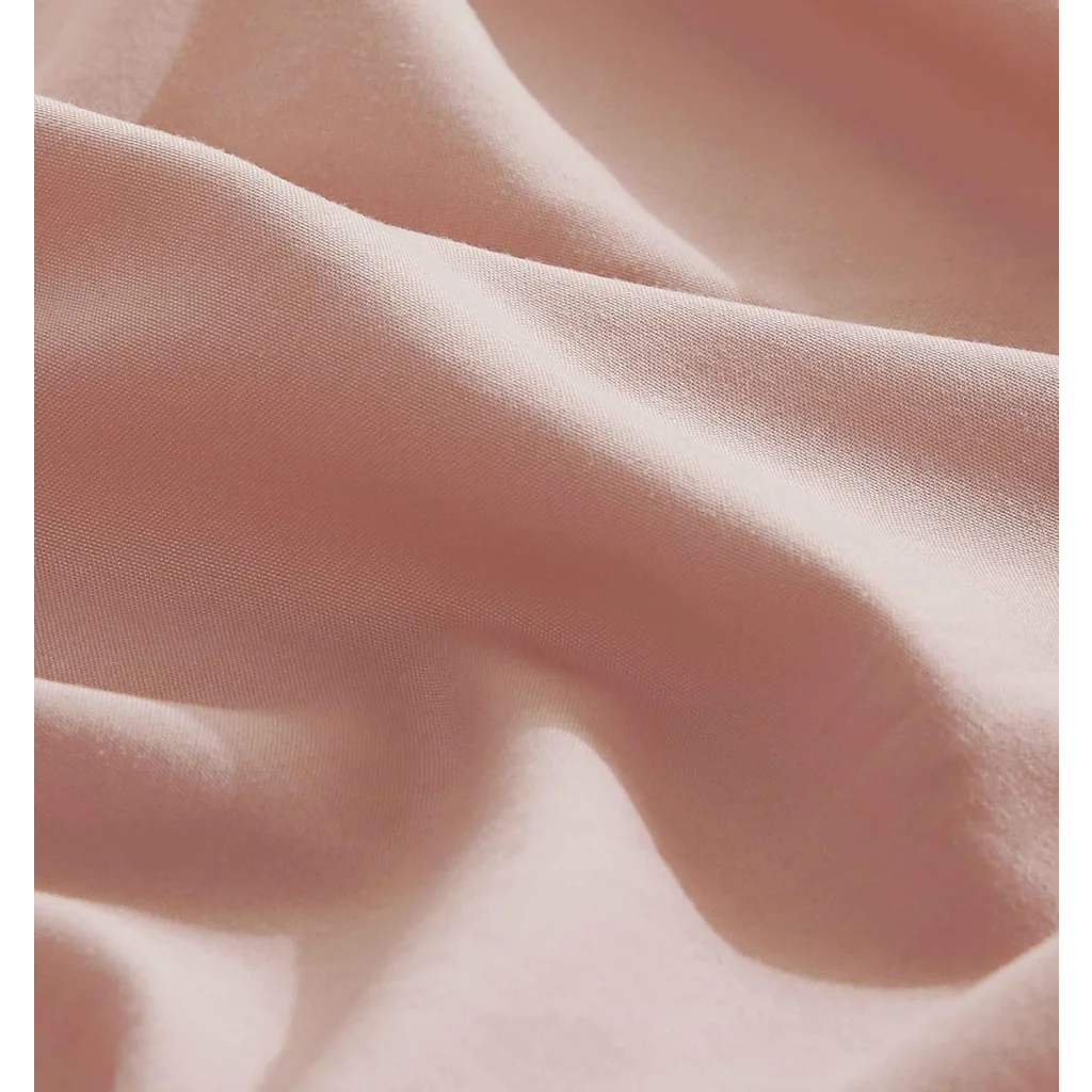 Vintage Washed Microfibre Quilt Cover Set (Pink King)