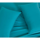 Vintage Washed Microfibre Quilt Cover Set (Teal Single)