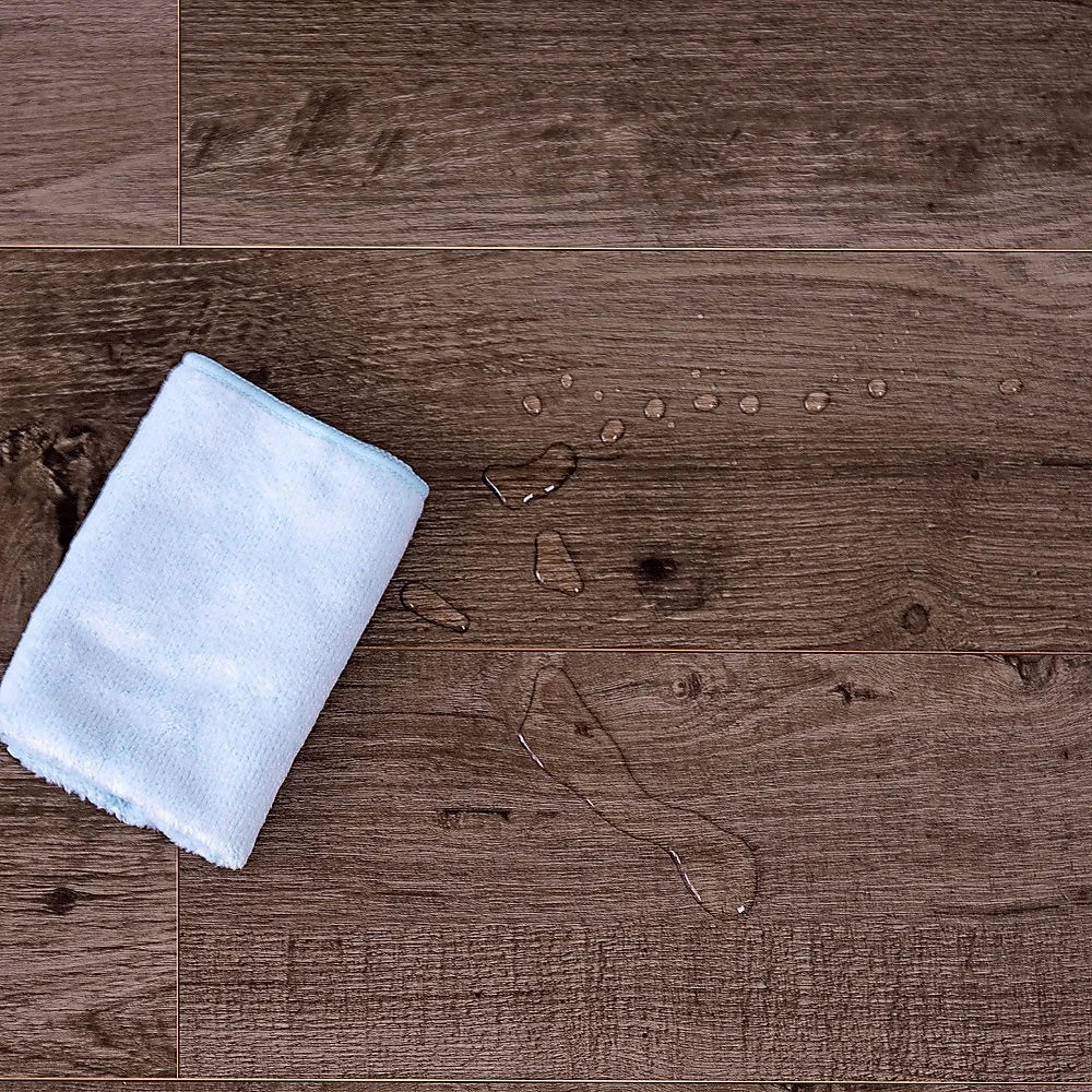 Vinyl Floor Tiles Self-Adhesive Flooring Black Walnut Wood