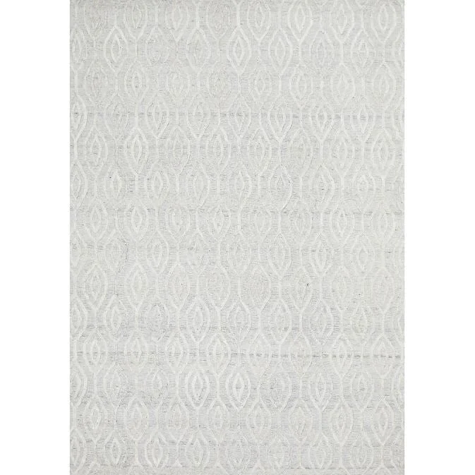 Visions 5050 White Rug by Rug Culture-225X155CM - RECTANGLE