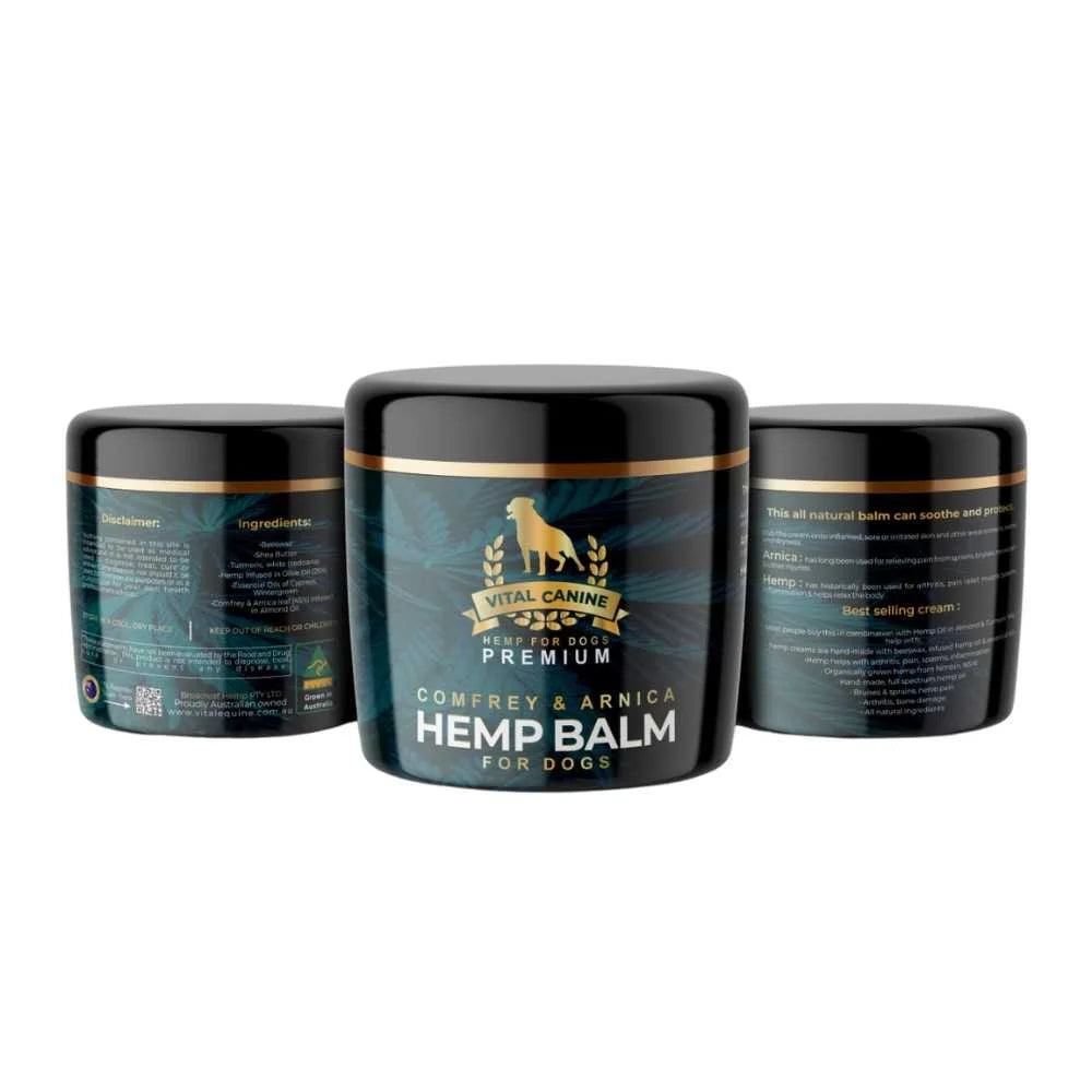 Vital Canine | Hemp Comfrey & Arnica Balm for Dogs 60ml