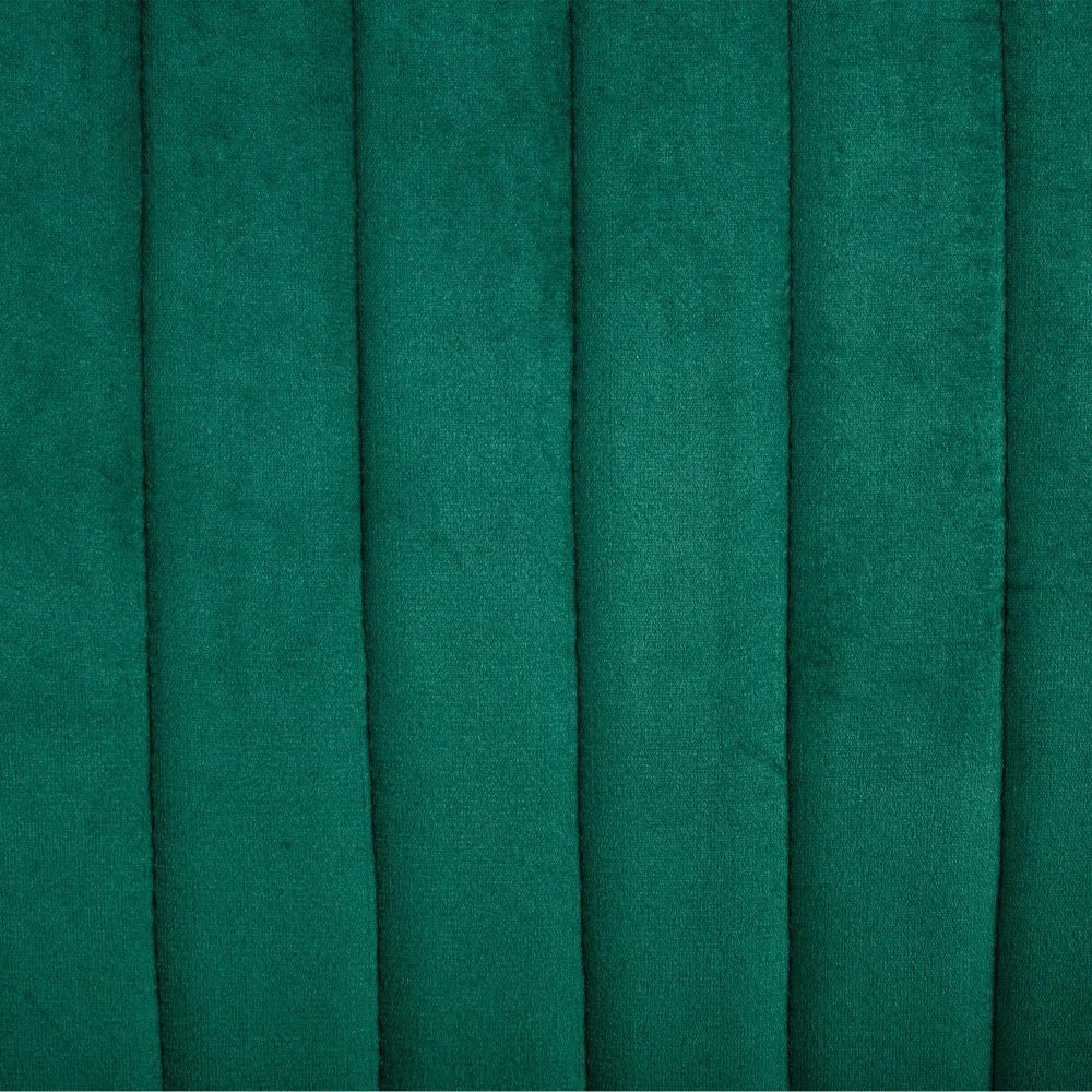 Viva Forever Set of 2 Green Velvet Dining Chairs-Art Deco