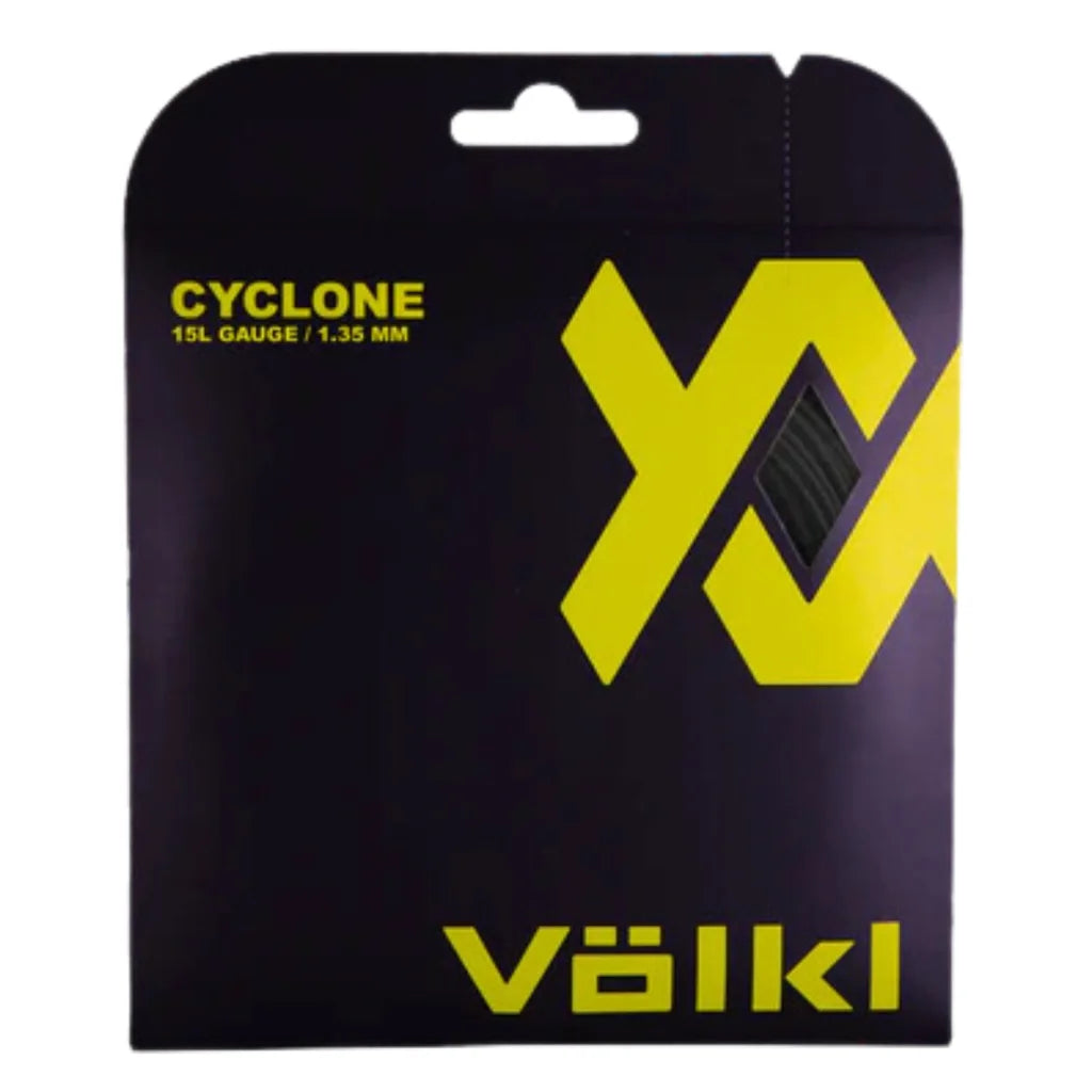 Volkl Cyclone Black 15L Gauge Tennis String 1.35mm (12 M