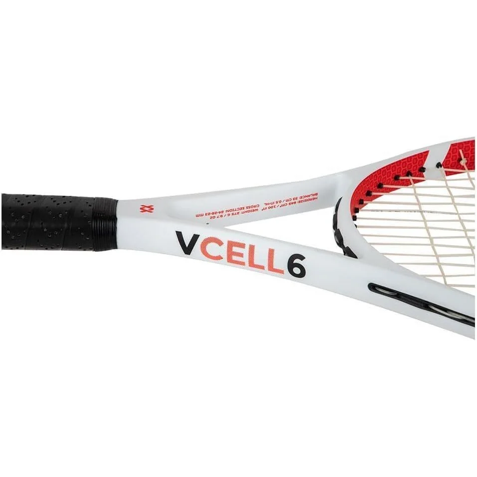 VOLKL V-CELL 6 Tennis Racquet - Fully Strung Racket & Free