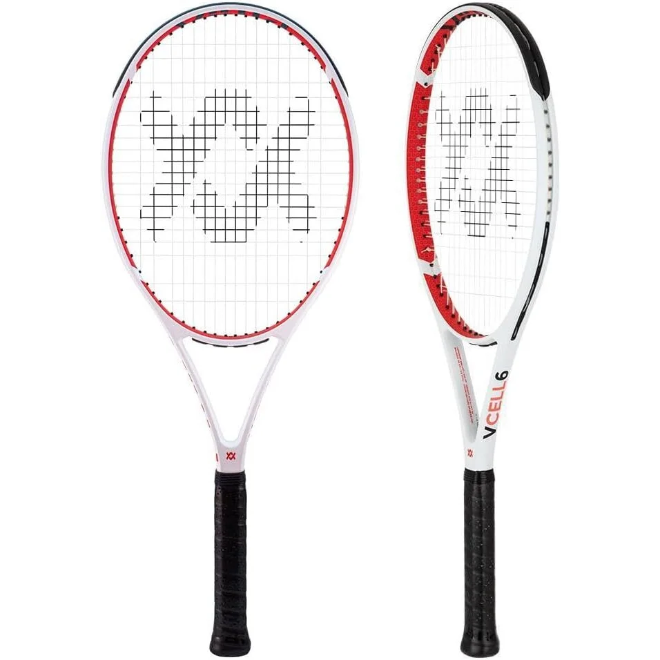 VOLKL V-CELL 6 Tennis Racquet - Fully Strung Racket & Free