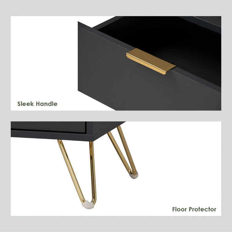 Volos Bedside Table - Minimalist Style - Furniture