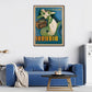 Wall Art 100cmx150cm - Irradio Cinzano with Black Frame