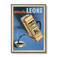 Wall Art 100cmx150cm - Miscela Leone 1950 with Black Frame