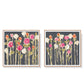 Wall Art 40cmx40cm - Laurels Lollies 2 Sets with Wood Frame