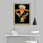 Wall Art 40cmx60cm - Birra Itala Pilsen with Black Frame