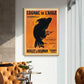 Wall Art 40cmx60cm - Cognac de l’Aigle with Gold Frame