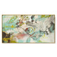 Wall Art 40cmx80cm Dream Dream Canvas Gold Frame - Home &