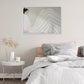 Wall Art 50cm x 70cm Abstract Lady White Frame Canvas