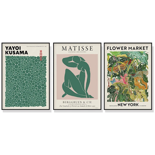 Wall Art 50cm x 70cm Flower Market Matisse Print Yayoi