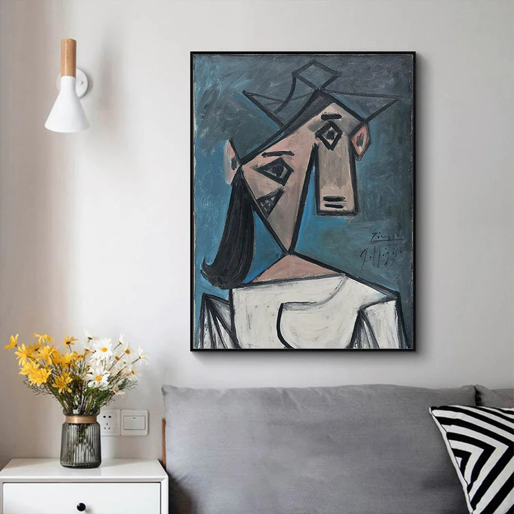 Wall Art - 50cm x 70cm Head Of A Woman by Pablo Picasso