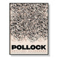 Wall Art 50cm x 70cm Jackson Pollock Exhibition II Black