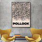 Wall Art 50cm x 70cm Jackson Pollock Exhibition II Black