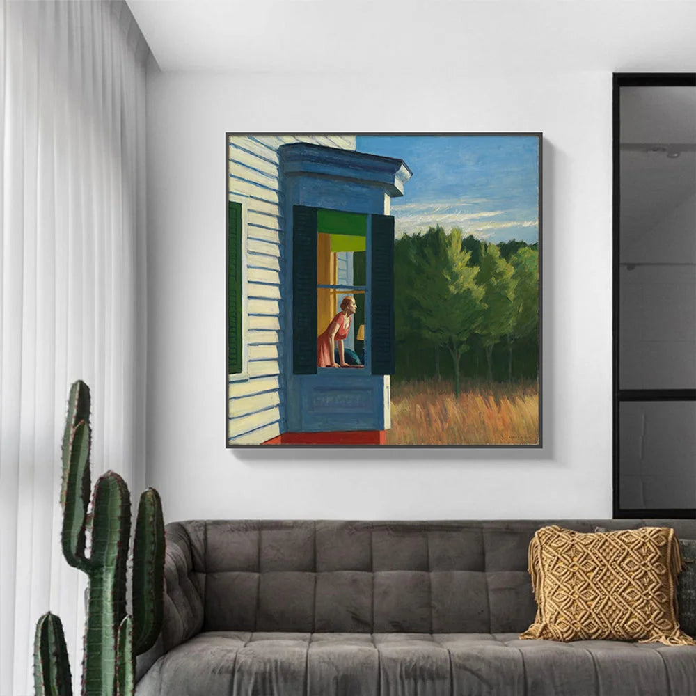 Wall Art 50cm x 50cm Cape Cod Morning by Edward Hopper