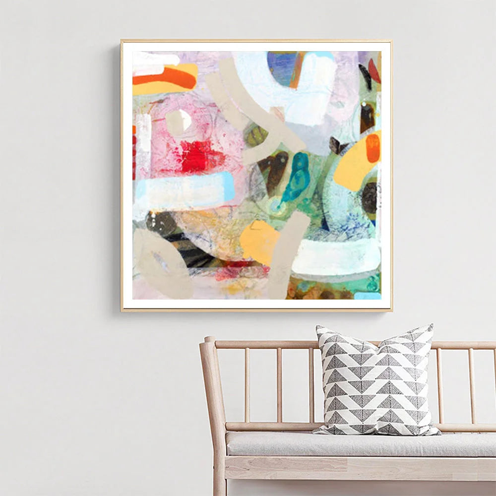 Wall Art 50cmx50cm Changed My Mind IV by Aleah Koury Canvas