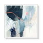 Wall Art 50cmx50cm Luz II Canvas White Frame - Home & Garden