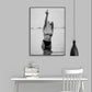 Wall Art 50cmx70cm Feminist Print - Black Frame Canvas