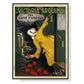 Wall Art 50cmx70cm Victoria Arduino Canvas Black Frame