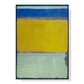 Wall Art - 60cm x 90cm Blue Yellow Green by Mark Rothko