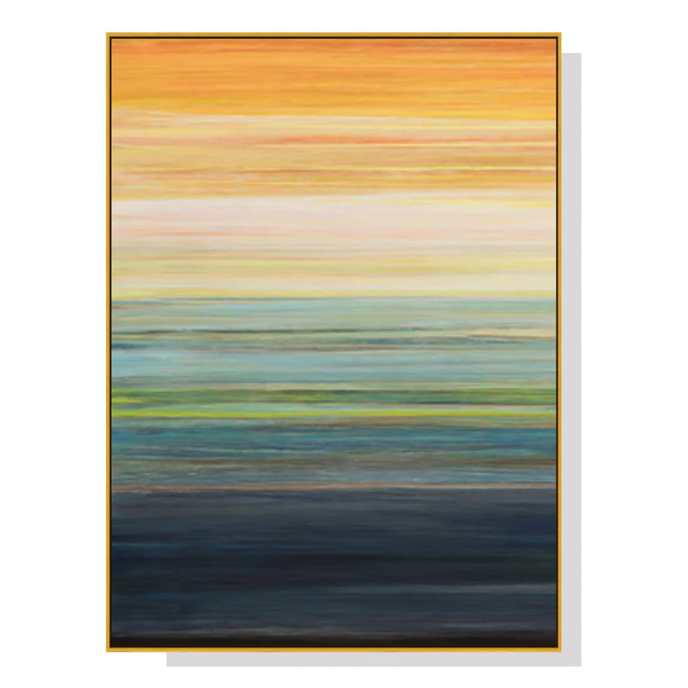Wall Art - 60cm x 90cm The Magic Hour I Gold Frame Canvas