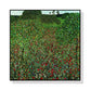 Wall Art 60cm x 60cm Italian Garden by Gustav Klimt Black
