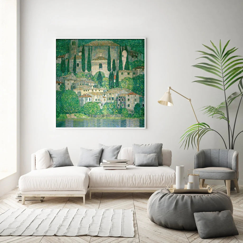 Wall Art - 60cm x 60cm Kirche In Cassone by Gustav Klimt