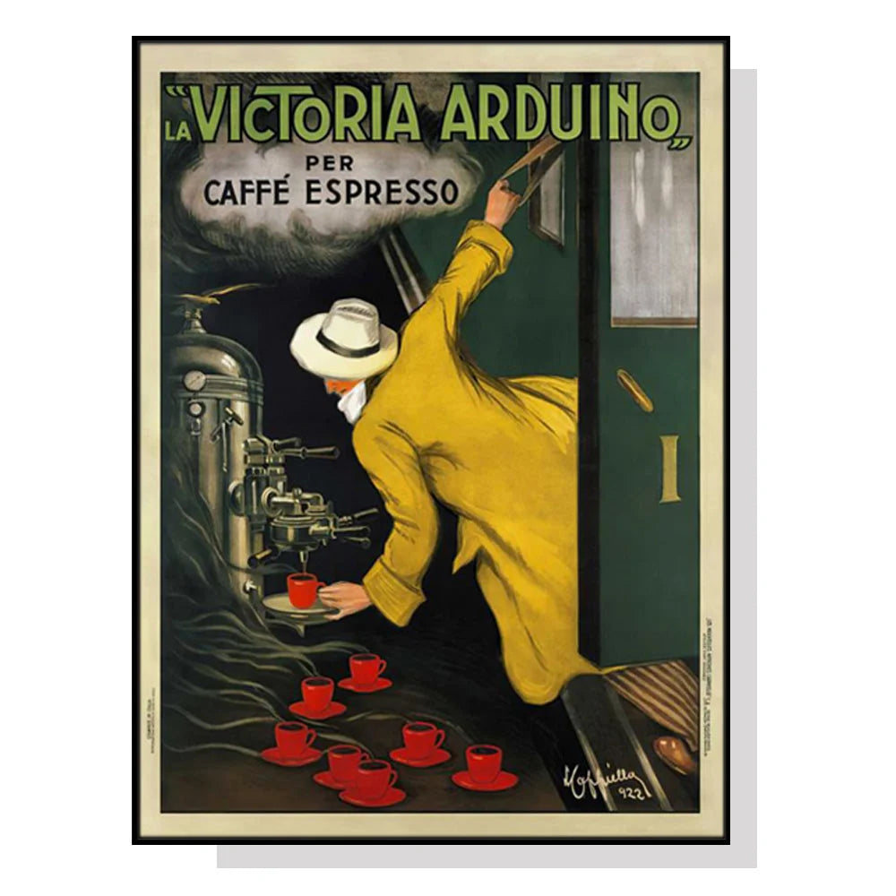 Wall Art 60cmx90cm Victoria Arduino Canvas Black Frame