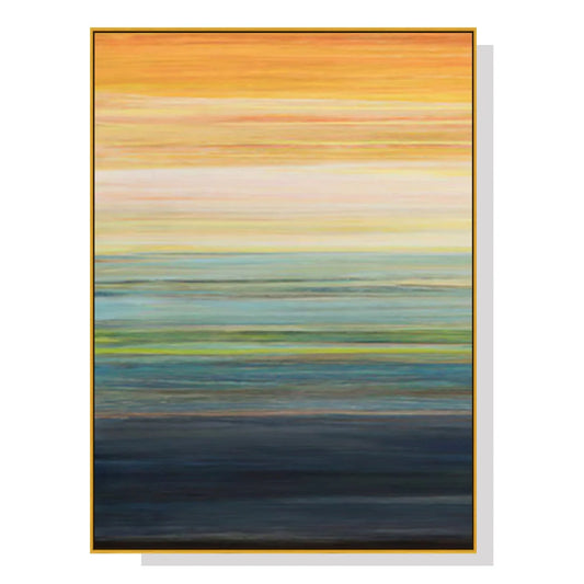 Wall Art - 70cm x 100cm The Magic Hour I Gold Frame Canvas