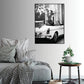 Wall Art 70cmx100cm High Heels in Classic Car - Black Frame