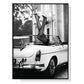 Wall Art 70cmx100cm High Heels in Classic Car - Black Frame