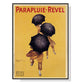 Wall Art 70cmx100cm Parapluie Revel Canvas Black Frame