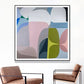 Wall Art 70cmx70cm Skyways Canvas Black Frame - Home &