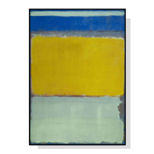 Wall Art - 80cm x 120cm Blue Yellow Green by Mark Rothko