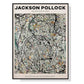 Wall Art 80cm x 120cm Jackson Pollock Exhibition III Black