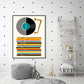Wall Art 80cmx120cm Music - Black Frame Canvas - Home &