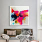 Wall Art 80cmx80cm Reach In Canvas White Frame - Home &