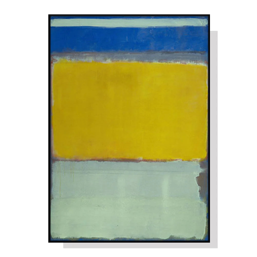 Wall Art 90cmx135cm - Blue Yellow Green by Mark Rothko
