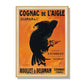 Wall Art 90cmx135cm - Cognac de l’Aigle with Gold Frame