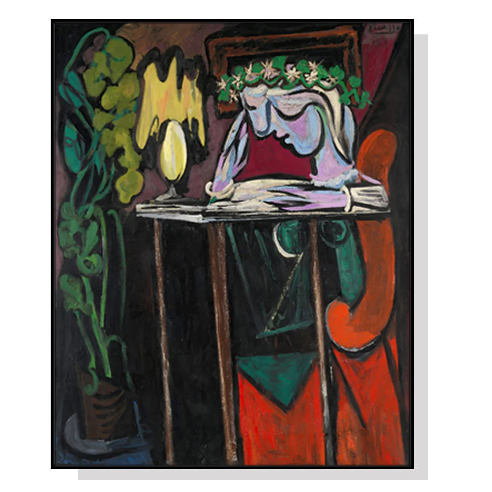 Wall Art 90cmx135cm - Reading Girl by Pablo Picasso