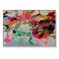 Wall Art Abstract Free Flow 50x70cm Wood Frame Canvas