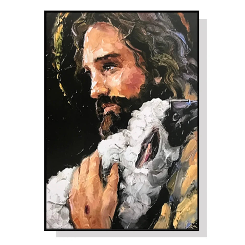 Wall Art Back in His Arms Black Frame Canvas 90x135cm
