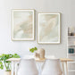 Wall Art Beige and Sage Green 2-Piece Set 70x100cm Gold