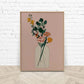 Wall Art Boho Floral 50x70cm Wood Frame Canvas - Home &